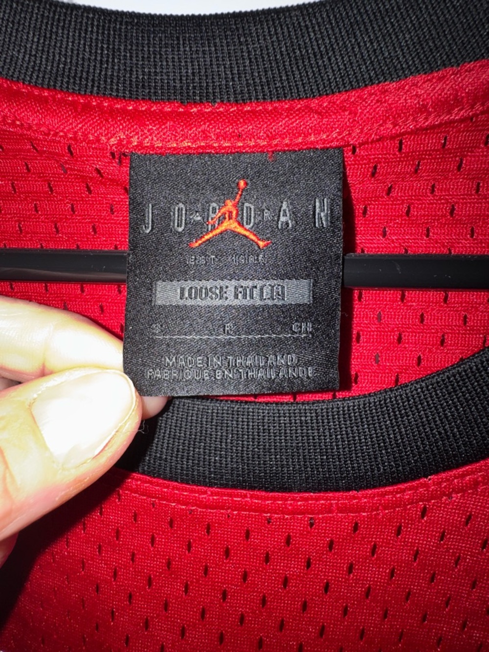 Jordan Women's Red Mesh Tank Dress — 23 Graphic - Picture 4 of 7
